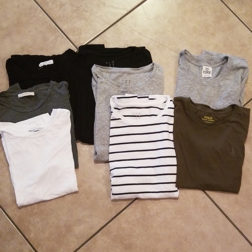 Bundle of 8 tops all XS